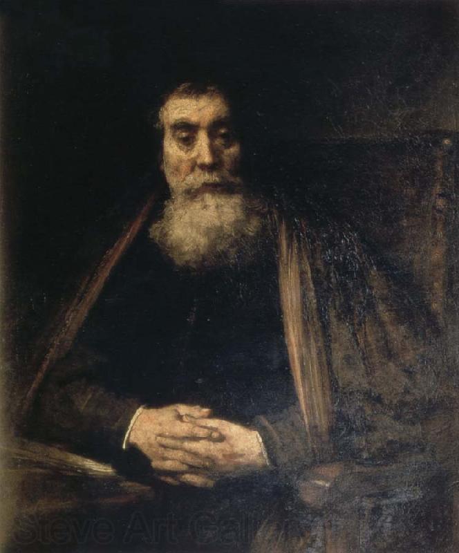 REMBRANDT Harmenszoon van Rijn Portrait of an Old man France oil painting art